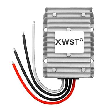 Imagem de XWST Módulo De Elevação Dc 12V Para 15V 25A, Conversor Reforço, Regulador Tensão 9V-13V, Adaptador Energia À Prova D'Água, Transformador 375W (12V 25A)