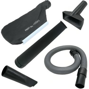 Imagem de KIMGU Saco De Pó Pano Para Aspirador Nº 123241-2 132025-7 Conjunto Bico Soprador Borracha E Mangueira Esvaziamento Substituição Em Makita Dub182, Dub183, Dub185, Dub186 Ub1101, 4014Nv Ub121Dz 12V Se