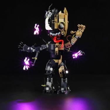 Imagem de DALDED Kit De Iluminação Led Para Lego Marvel Venomized Groot 76249, Luz Compatível Com Modelos Blocos Construção 76249 (Não Inclui O Conjunto)