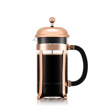 Imagem de Prensa francesa Bodum Chambord, vidro, 34 onças, 1 litro, cobre