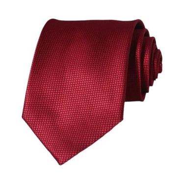 Imagem de Gravata Jacquard Masculina Azul Escuro - Impermeável, 8cm x 6cm - Para