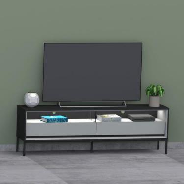Imagem de Rack Industrial Fusion para TV até 65 Polegadas 2 Gavetas 180cm com Il