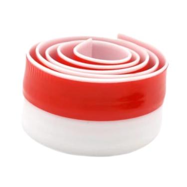 Imagem de IEUDNS Batente de porta, tira de vedação autoadesiva, vedação de porta à prova de som e proteção contra intempéries, Branco