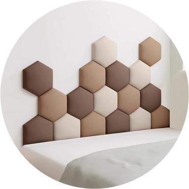 Imagem de 3d Anti-kollision Estofado Parede Els, Auto-adesivo Cabeceira Adesivo De Parede Quarto De Crianças Design De Parede Soft Wall Proteção Els, 005, 120x70cm