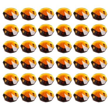 Imagem de PATIKIL Contas octogonais de cristal, pacote com 40 peças de prismas de lustre de 14 mm, contas penduradas, lâmpada DIY para decoração de artesanato, marrom