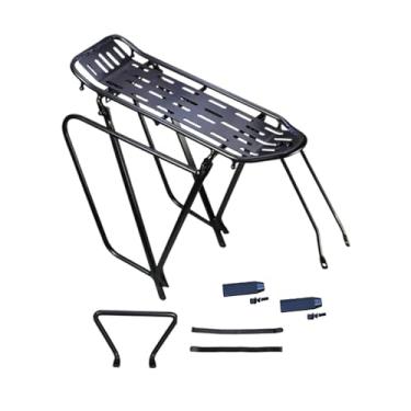 Imagem de YIJU Suporte de carga traseiro para bicicleta, suporte de substituição em liga de alumínio, fácil de instalar, para bagagem no banco traseiro, para, Style B
