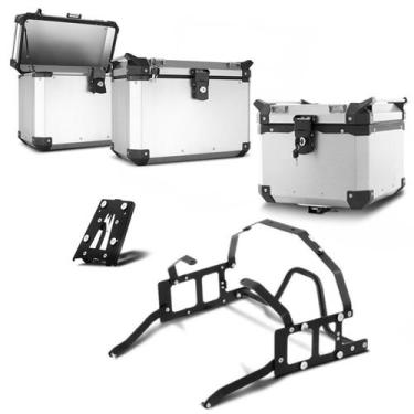 Imagem de Kit completo baús 35/33 litros super adventure suzuki dl 1000 v-strom 