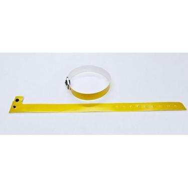 Imagem de Pulseira de Identificação Eventos Festa PVC Pino Botão - 60 UNID. - Al