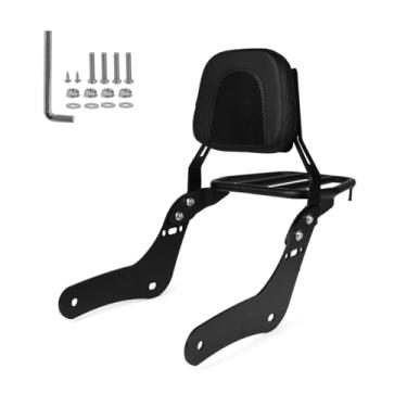 Imagem de Encosto Sissy Bar com bagageiro - Encosto de passageiro de motocicleta PSLER com suporte de prateleira para Rebel CMX1100 Rebel 1100 DCT ABS 2021-2024