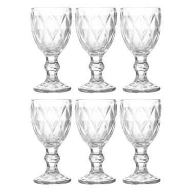 Imagem de Conjunto 6 Taças de Licor de Vidro Diamond 60ml - Lyor