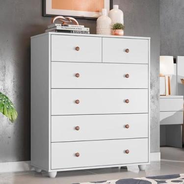 Imagem de Comoda albatroz vittoria branco fosco liso