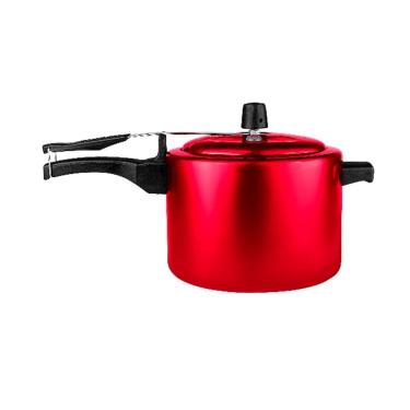 Imagem de Panela de Pressão 7 Litros Aluminio Vermelho Real