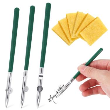 Imagem de HEALLILY 3 canetas pautadas para líquido de máscara, 6 peças de borracha de cimento, canetas de pintura em aquarela para aquarela, desenho, montagem, arte, artistas, trabalho