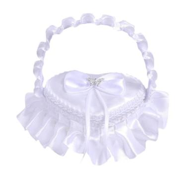 Imagem de Tachiuwa Cesta para porta-alianças, acessório floral para madrinhas, suporte versátil, Style D, Tamanho real