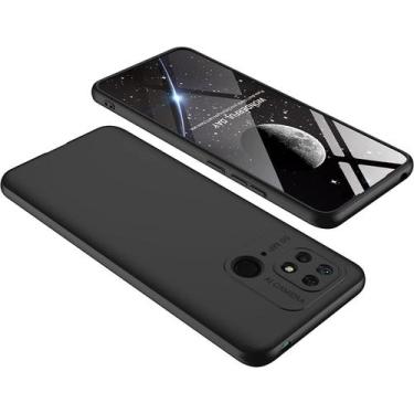 Imagem de Capa Capinha 360 Fosca Para Redmi 10C - Toda Vermelha - Danet