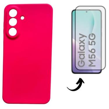 Imagem de Capa + Pel Vidro 3D Compatível Para Samsung Galaxy M56 5G - Db