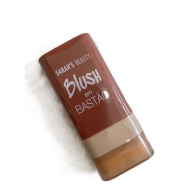Imagem de Blush Bastão Stick hidratante com cor Sarah's Beauty com aplicador ins