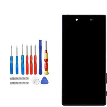 Imagem de E-YIIVIIL Tela LCD de substituição compatível com Sony Xperia Z5 Premium E6853 E6833 LCD Touch Screen Display Assembly com moldura com kit de ferramentas