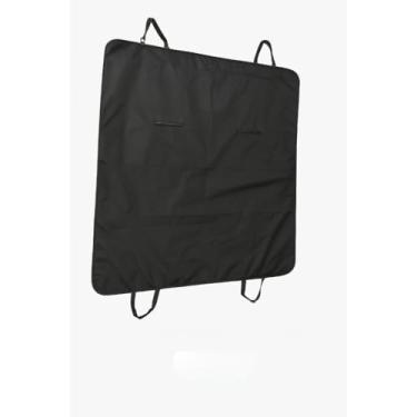 Imagem de Capa Pet Impermeavel com Viseira Para Banco de Carro com Cinto de Segurança (Preta Lisa)