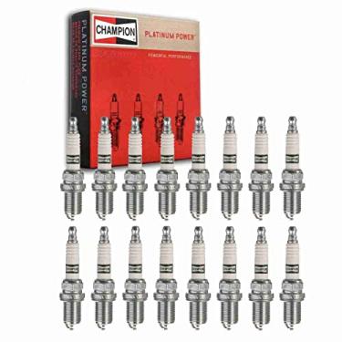 Imagem de 16 velas de ignição Champion Platinum compatíveis com Mercedes-Benz ML500 5.0L V8 2002-2007