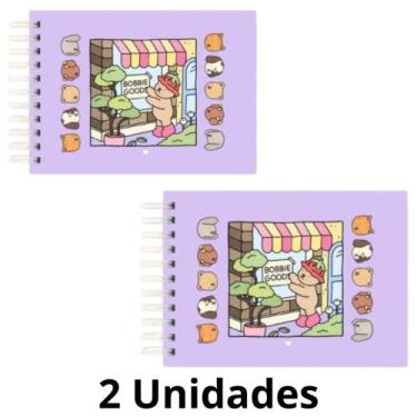 Imagem de Kit 2 Bobbie Goods Livros De Colorir Capa Dura 50 Folhas, Lilás