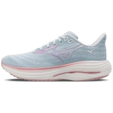 Imagem de Tênis de Corrida Mizuno Wave Rider 29 Feminino, Azul, 36
