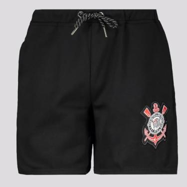 Imagem de Bermuda Corinthians Embroidery Infantil Preta