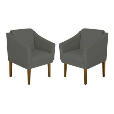 Imagem de Kit 2 poltronas Agatha. Salão beleza, Clinicas, Recepção. - Courano Ci