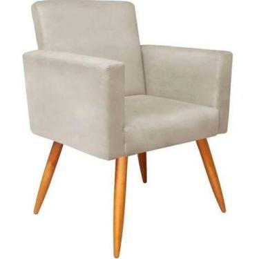 Imagem de Poltrona para sala e quarto Nina - Bege - In-9 Decor