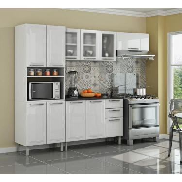 Imagem de Cozinha Itatiaia Tarsila Compacta 4 Peças 3 Vidros Paneleiro Forno