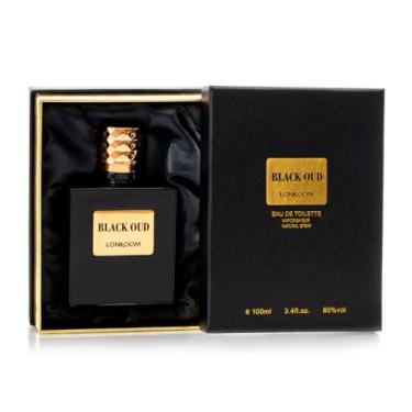 Imagem de Perfumes Masculinos Black OUD For Men LONKOOM Eau de Toilette Spray - 100ml, Fragrância de Longa Duração Notas Amadeiradas Orientais de Noz-moscada, Agarwood de Ládano, Sândalo