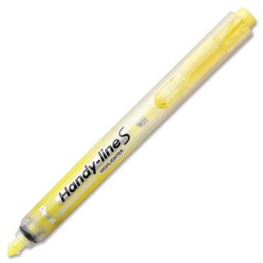 Imagem de Pentel Marca-texto retrátil e recarregável Handy-line, amarelo 12 unidades (SXS15-G)