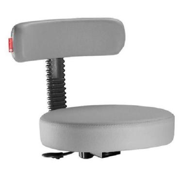 Imagem de Assento Encosto Mocho Estética Slim Cinza - Cadeira Brasil