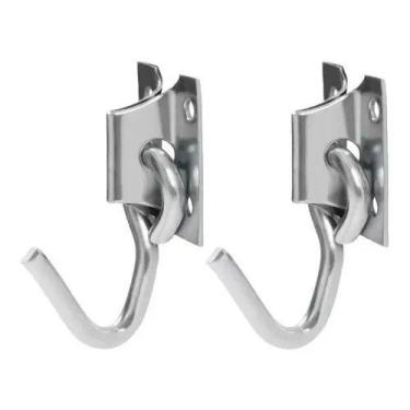 Imagem de Ganchos Para Redes De Descanso (dormi) 2 Unidades - WS Metalugica