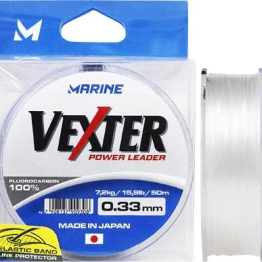 Imagem de Linha Pesca Marine Leader Vexter Fluorcarbon 0,33mm 7,2k 50m - Marine 