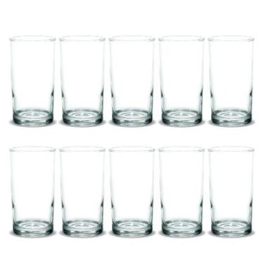 Imagem de Copo Brooklyn 330ml Vidro Resistente Suco Agua Nadir - 10Un - NADIR FI