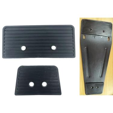 Imagem de TUOREN Placa de base de pedal de bumbo antiderrapante almofada de borracha para pedal de tambor base tapete de placa de base baixo Durm pedal peças acessórios 1 conjunto