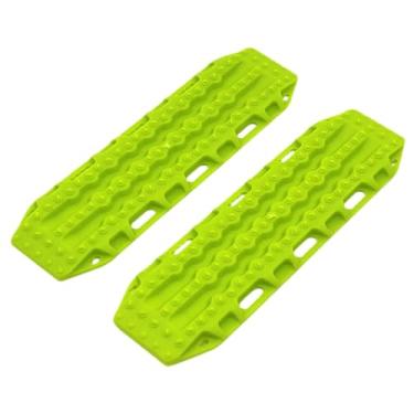 Imagem de Dynwave Placa de escada de areia para carro RC, 2 peças, rampa RC, faça você mesmo, acessórios leves modificados, placa antiderrapante para peças de reposição, Verde
