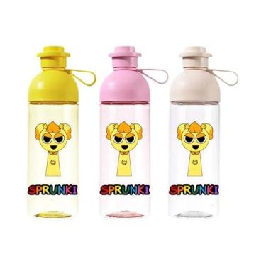 Imagem de Garrafa De Água Esportiva De Grande Capacidade 600ml Antiqueda Portáti