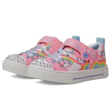 Imagem de Skechers Tênis feminino Twinkle Sparks-Jumpin' Clouds 314809l (criança pequena), Rosa/Multi, 12.5 Little Kid