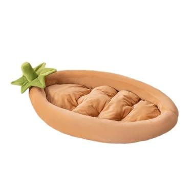 Imagem de Fenteer Tapete para cama de cachorro e gato, almofada para canil, lavável à máquina, almofada calmante para gatinhos, forro para transporte, para canis, S