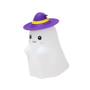 Imagem de Generic Luminária de mesa com espírito fofo, novidade para decoração de Halloween, 8,5 cm x 10,9 cm x 13,5 cm, lâmpada decorativa, luz noturna LED assustadora