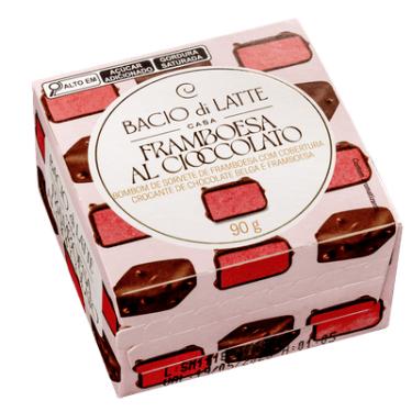 Imagem de BOMBOM DE SORVETE FRAMBOESA 90G BACIO