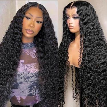 Imagem de Peruca SOSATISFY Deep Wave Lace Front 100% cabelo humano 26"