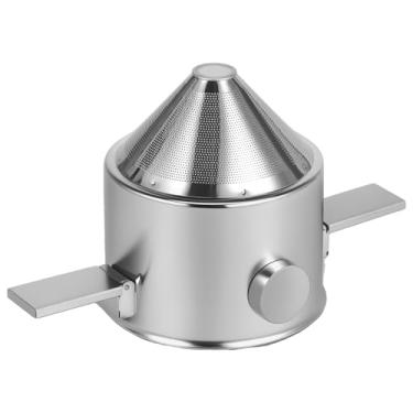 Imagem de Gotejador de café, filtro de café reutilizável de aço inoxidável, copo de cafeteira dobrável, gotejador de cone sem papel para acampamento, viagem, escritório, casa