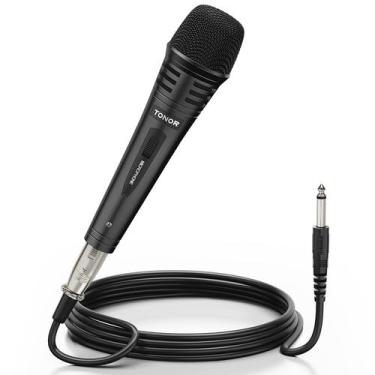 Imagem de Microfone de karaokê TONOR Dynamic Singing com cabo XLR de 5 m