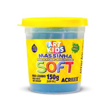Imagem de Massa de modelar Soft 150g Azul 109 Acrilex