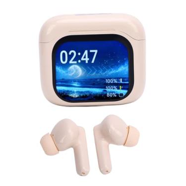 Imagem de RiToEasysports Dois Fones de Ouvido do Tradutor de Idiomas, 144 Idiomas Tradução Em Tempo Real, 5,4 Fones de Ouvido HiFi, Desgaste Confortável, Duração da Bateria Longa, Experiência Musical (Bege)