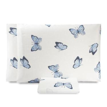 Imagem de Jogo De Lençol Essencial Solteiro 2 Peças 150 Fios Algodão - Nathalia 