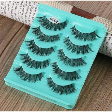 Imagem de Cílios Postiços Modelo A539 Volume Natural Kit com 5 Pares - Tappernin
